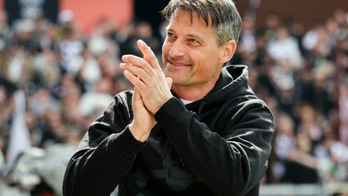 Blickt auf eine gute Premieren-Saison in der Bundesliga mit dem FC St. Pauli zurück: Trainer Alexander Blessin.