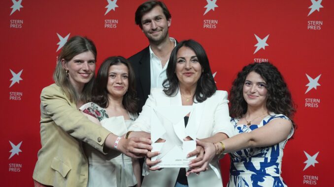 Stern-Preis 2025 Die Preisträgerinnen erhielten die Auszeichnung in der Kategorie «Dokumentation».