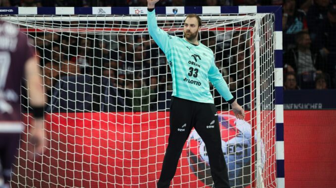 Andreas Wolff vom THW Kiel Torhüter Andreas Wolff und der THW Kiel gewannen gegen den HSV Hamburg.