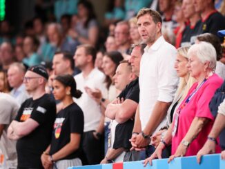 Dirk Nowitzki verbrachte seinen Geburtstag beim Basketball.