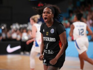 Alexis Peterson und die deutschen Basketballerinnen stehen im EM-Viertelfinale.