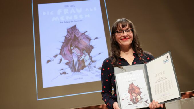 Verleihung Deutscher Sachbuchpreis 2025 Die österreichische Comiczeichnerin Ulli Lust hat den Deutschen Sachbuchpreis 2025 erhalten.