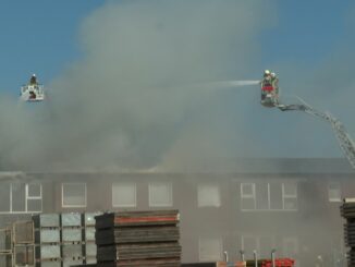 Das Feuer war erst am nächsten Tag gelöscht.