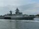 Die Korvette "Magdeburg" läuft zum Ostseemanöver Baltops aus.