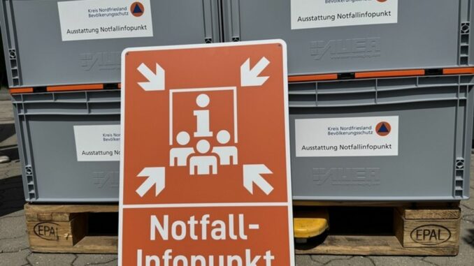 In Nordfriesland werden Notfall-Infopunkte eingerichtet.