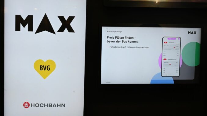 Nahverkehrsapp Die neue geplante Nahverkehrsapp aus Berlin und Hamburg heißt Max.