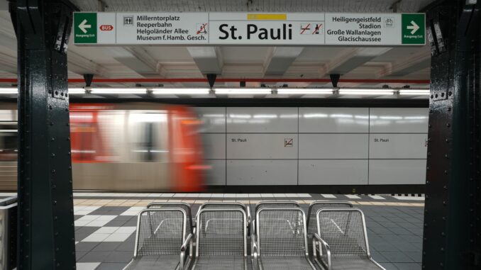 U-Bahnstation St. Pauli Der U-Bahnhof St. Pauli ist von der zweiwöchigen Sperrung betroffen. (Archivbild)