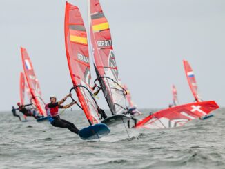 Auf der Kieler Woche herrschte teils kräftiger Wind.