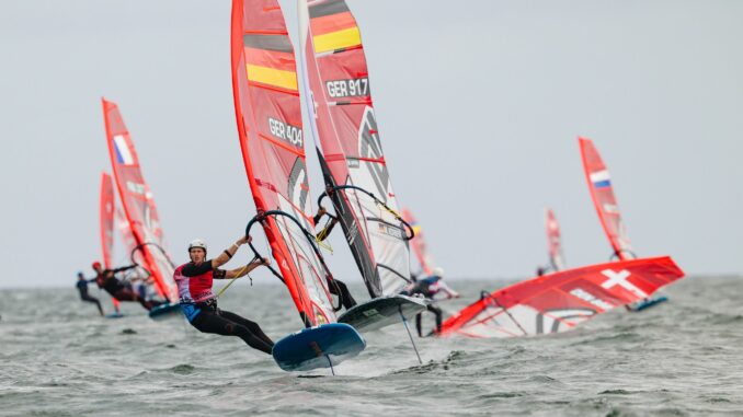 Kieler Woche Segeln Auf der Kieler Woche herrschte teils kräftiger Wind.