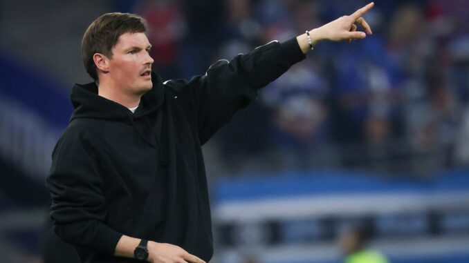 Merlin Polzin Bereitet sich mit dem HSV in Herzogenaurach vor: Cheftrainer Merlin Polzin.