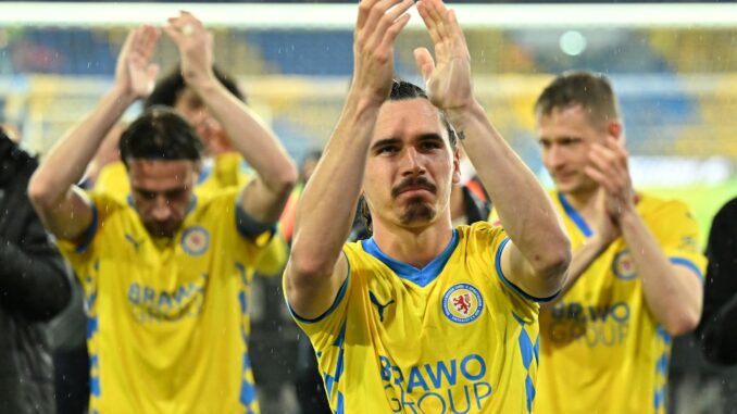 Rayan Philippe von Eintracht Braunschweig Umworben: Braunschweigs Stürmer Rayan Philippe (M).