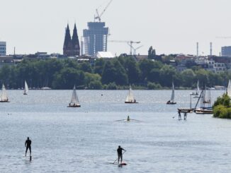 Am Wochenende wird es stellenweise richtig heiß in Deutschland - auch in Hamburg. (Archivfoto)