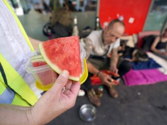 Es wird heiß in Hamburg, vor allem für obdachlose Menschen. (Archivbild)