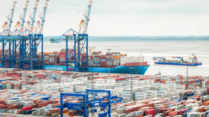Bremerhaven In Bremerhaven ist auch APM Terminals, ein Unternehmen von Maersk, vertreten. (Archivbild)