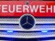 Im Asklepios-Klinikum in Hamburg-Harburg ist ein möglicherweise reizende Flüssigkeit ausgelaufen. Die Feuerwehrleute ist im Einsatz.
