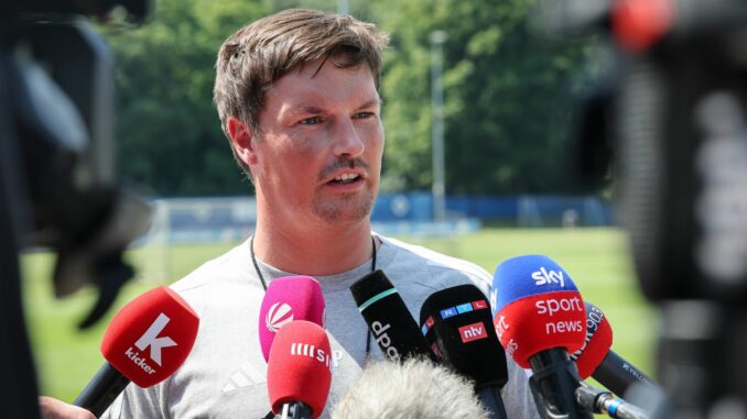 Ist gefragt: HSV-Cheftrainer Merlin Polzin.