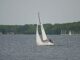Vor der Isle of Wight wird aktuell gesegelt.