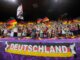 Gute Stimmung unter den Deutschland-Fans - aber nur vor dem Spiel.