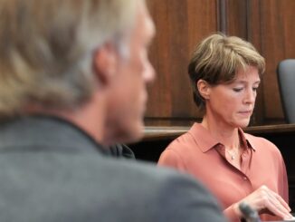 Christina Block verliest mehrere Stunden eine vorbereitete Erklärung.