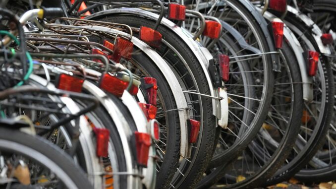 Schrott-Fahrräder Schrotträder stehen in Schleswig-Holstein an vielen Stellen. (Symbolbild)