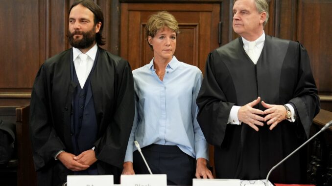 Prozessbeginn wegen mutmaßlicher Kindesentführung Am zweiten Prozesstag um die Entführung ihrer Kinder wird eine Einlassung der Angeklagten Christina Block erwartet (Archivbild).