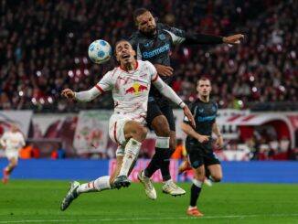 Laut «Abendblatt» beim HSV im Gespräch: Leipzigs Stürmer Yussuf Poulsen (l)