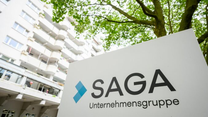Rekordgewinn bei der SAGA Hamburgs größte Wohnungsgesellschaft SAGA hat im vergangenen Jahr nach eigenen Angaben einen Rekordgewinn eingefahren. (Archivbild)