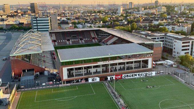 Das Millerntor-Stadion Das Millerntor-Stadion des FC St. Pauli soll größer werden.