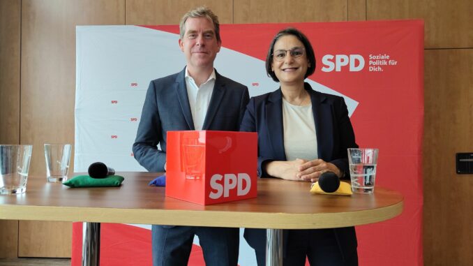 Midyatli und Kämpfer wollen die SPD-Spitzenkandidatur Ulf Kämpfer und Serpil Midyatli wollen beide Ministerpräsident im Norden werden.