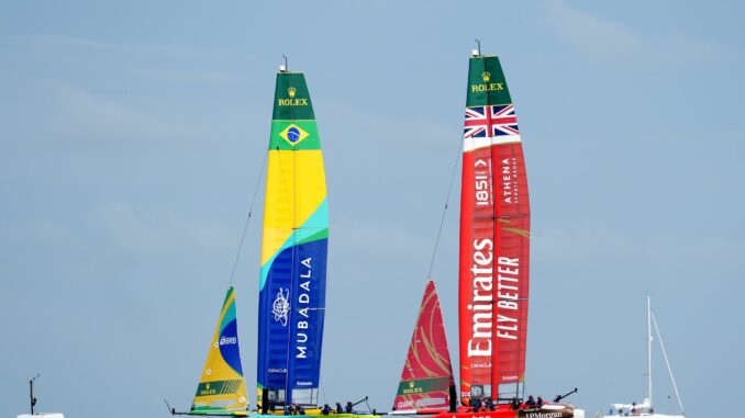 Der SailGP fand an diesem Wochenende in Portsmouth statt.