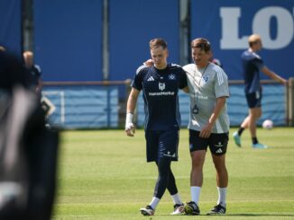 Vor Abschied vom HSV: Torwart Matheo Raab will zu Union Berlin wechseln.