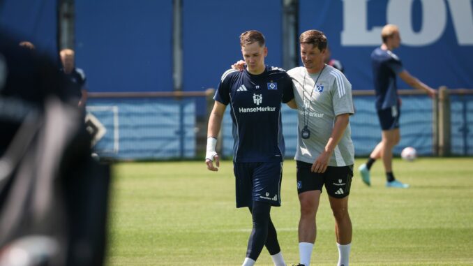 Matheo Raab beim Hamburger SV Vor Abschied vom HSV: Torwart Matheo Raab will zu Union Berlin wechseln.