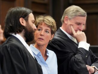 Christina Block wird vorgeworfen, die Entführung zweier ihrer Kinder in Auftrag gegeben zu haben.