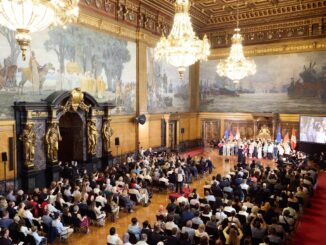 Hamburg lädt seine neuen Bürger zu einer Feierstunde in das Rathaus.
