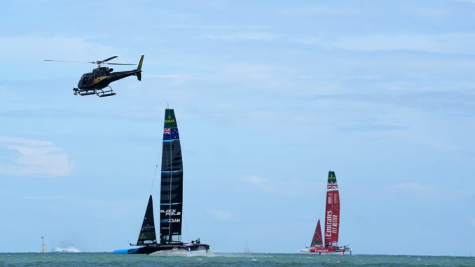 Emirates Great Britain Sail Grand Prix Für die deutsche Crew der «Red Bandit» ist der Admiral's Cup vorzeitig beendet.
