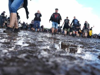 In Wacken wird es schlammig.