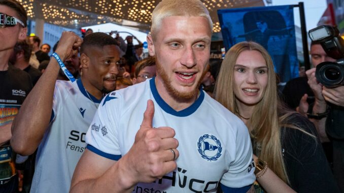 Louis Oppie Wechselt zum FC St. Pauli: Bielefelds Louis Oppie.