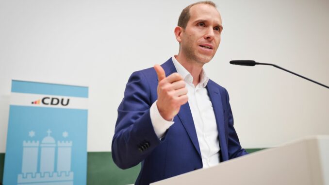 CDU-Landeschef Dennis Thering vermisst Aufbruch und Euphorie für Olympia in Hamburg.