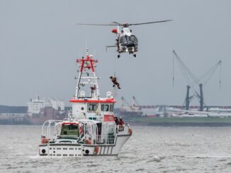 Rettung aus der Luft: Gezeigt wurde, wie bei einem Notfall jede Minute zählt.